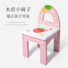 Wooden family realistic dressing table, smart toy for princess, cosplay