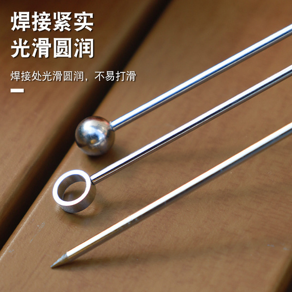 304 Stainless Steel Bar Fruit Needle Creative Fruit Sign Chicken…