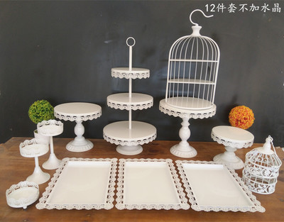 Decoración de mesa de postre soporte de exhibición bandeja de pastelería de postre comida fría pausa de té Mesa estante de la torta té de la tarde Merienda stand image 28