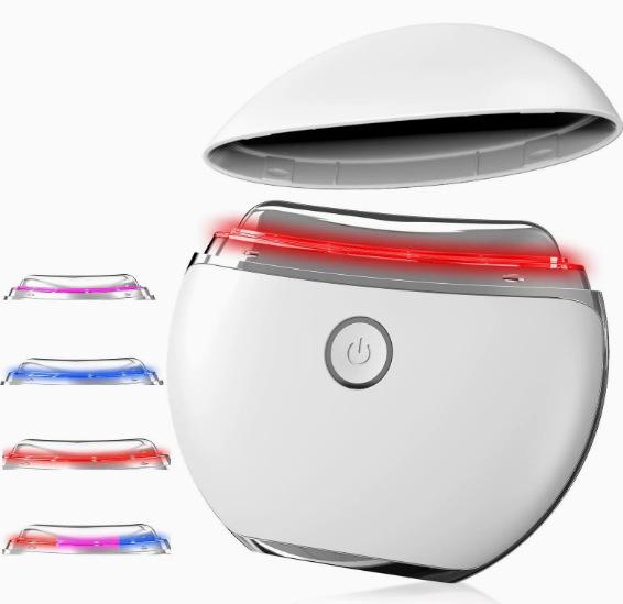 Dispositivo de introducción de masaje facial transfronterizo, barra de levantamiento y calentamiento con aceites esenciales, dispositivo de belleza con microcorriente EMS y tabla de raspado de arena