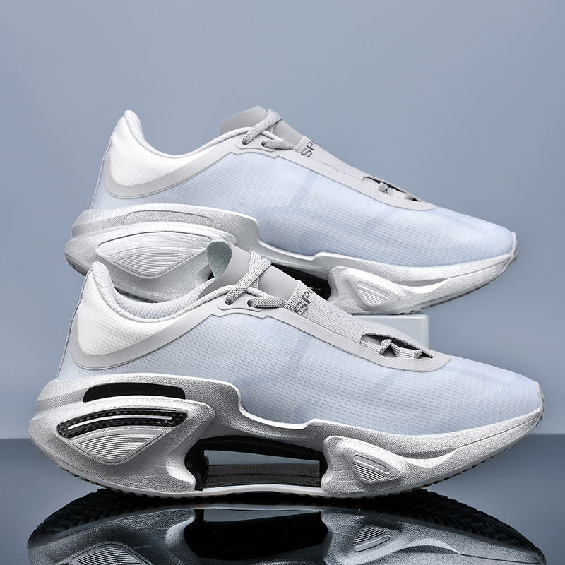 Zapatillas para correr para estudiantes de secundaria 2025 nuevas zapatillas para correr profesionales con absorción de impactos zapatillas deportivas para estudiantes transpirables para hombres antideslizantes