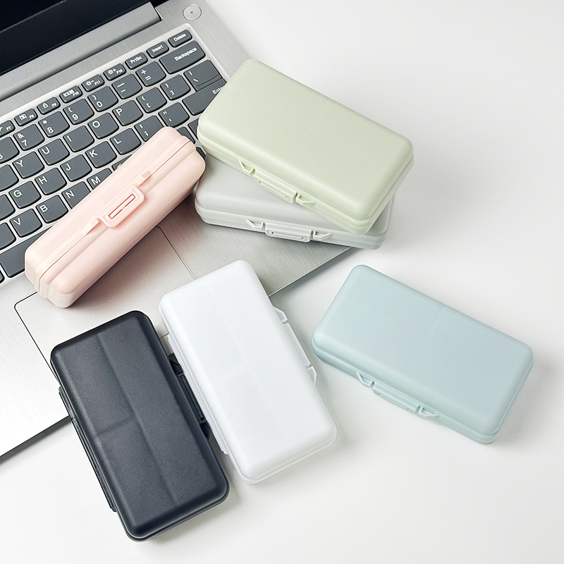 适用于锐克小烟雾化器收纳盒透明盒子分类格子零件盒便携式储弹盒