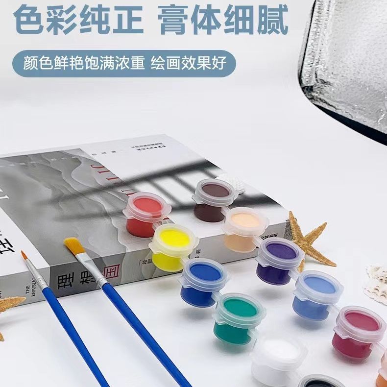 Glow-in-the-Dark Acrylic Paint 6 Colors 12 Colors Enamel Resin Doll Coloring Children DIY Painting Doodle Acrylic Paint