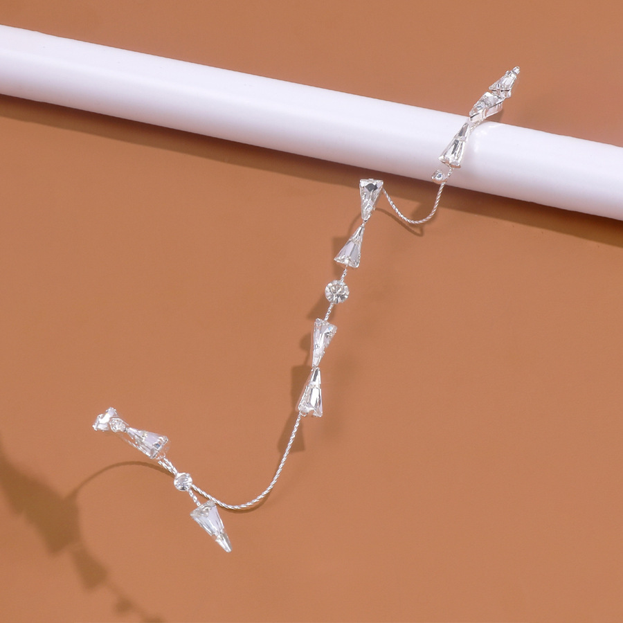 Estilo europeo y americano pulsera de dedo exagerada personalidad rhinestone pulsera abierta etapa femenina versátil accesorios pulsera