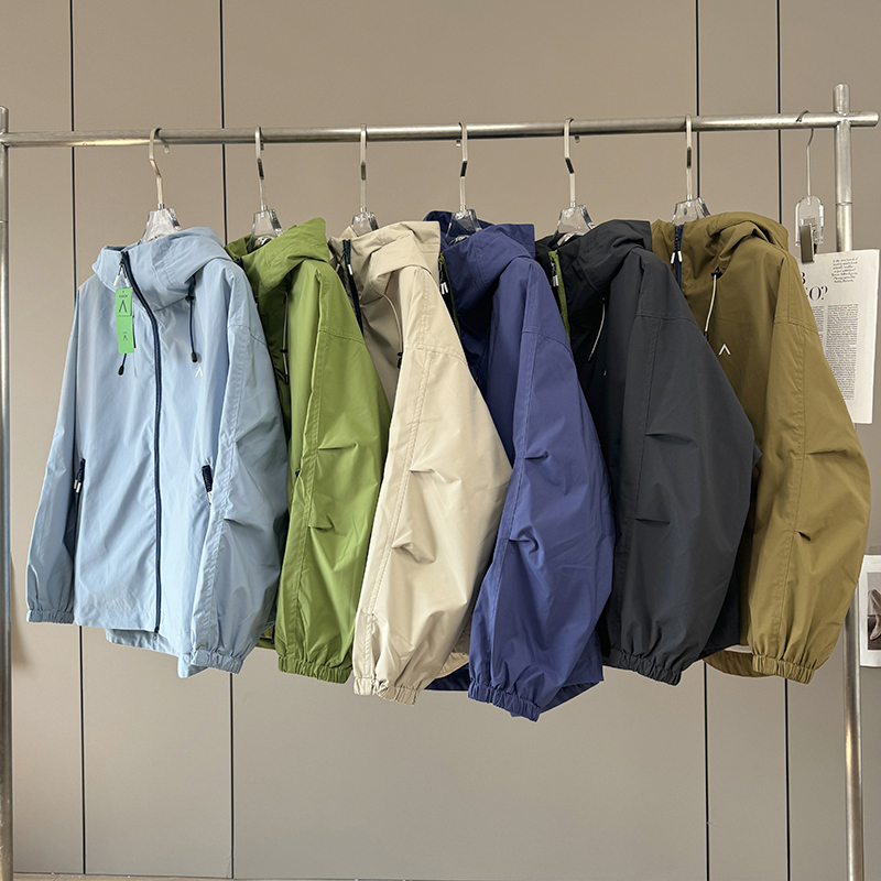 science and technology three anti fabric! Couple's Spring and Autumn Loose Windproof Waterproof Outdoor Hooded Jacket Mountaineering Suit Jacket