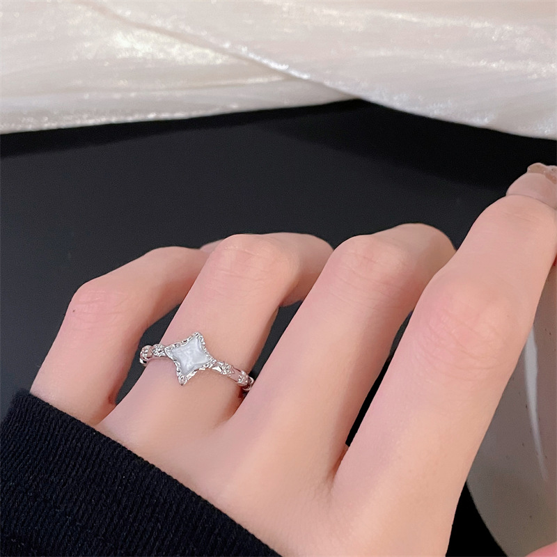 Date, Tea Party Occasion Copper Material Copper Enamel Oval Butterfly Zircon Open Rings