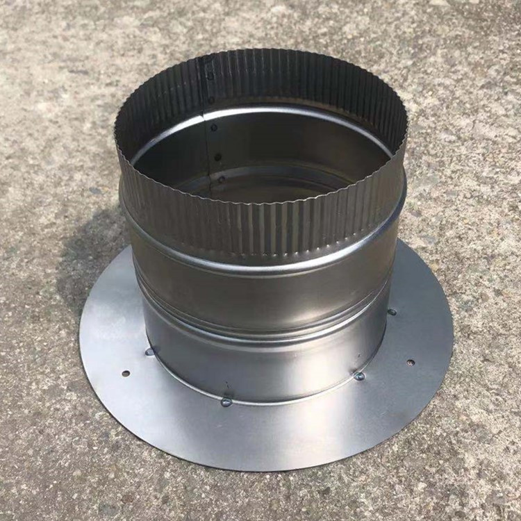 圆形通风管道空调出风口接头冷板材质 大小头偏心异形管转接口