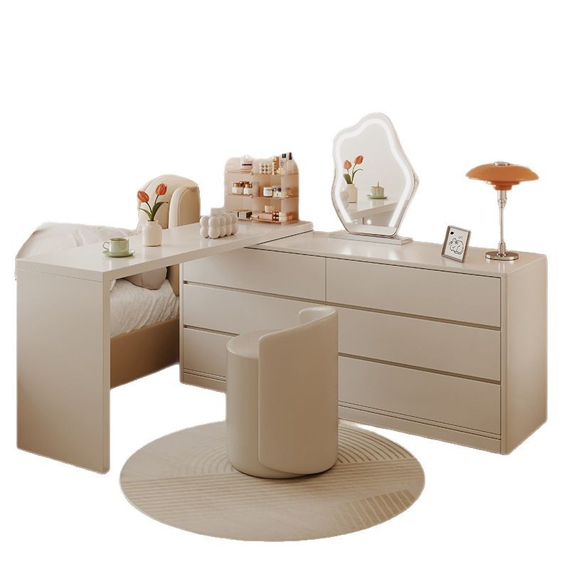 Tocador de esquina Dormitorio simple y moderno 2024 nuevo gabinete tocador dormitorio integrado gabinete de esquina escritorio de computadora