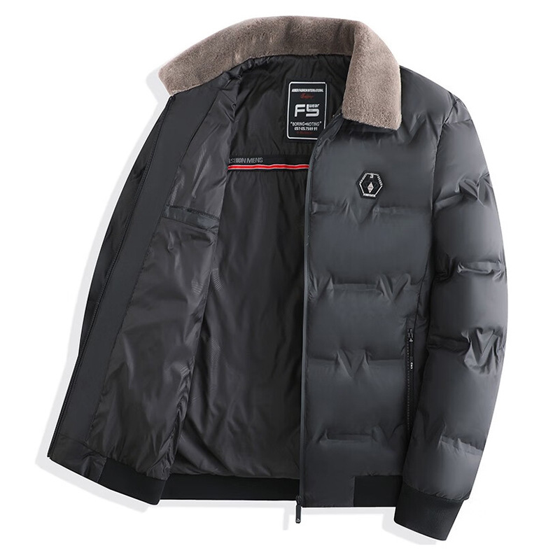 2024 Wanter Nei Casual Kuerz Kleeder Mëttelalter Männer Wollkragen Verdickte Moud Waarm Kotteng Mantel_voghion.com