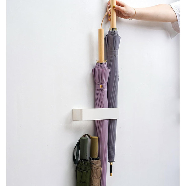 2 umbrella rack adjustable wall -mounted umbrella storage racks save…