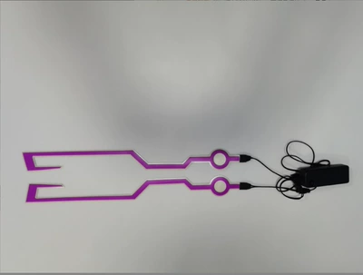light strip TikTok same – Motosiklet dəbilqələri - purple-battery-type
