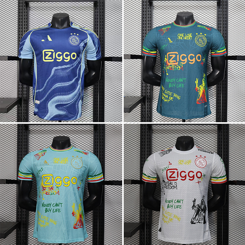 Ajax Jersey Ajax Player Version Home and Away Anniversary Version Special Edition Game Version Football Uniform Cross-Border Dropshipping