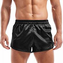 B 35743 Satin side split boxers ����࿪��ƽ�ǿ�羳����