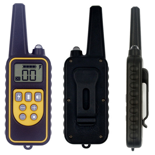 800-meter waterproof remote dog training device with charging function, bark control, shock and vibration, dog training collar