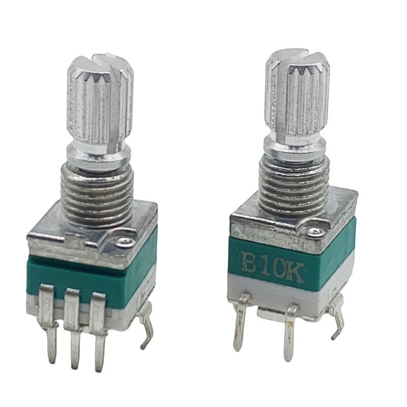 电位器编码器097按压开关单联调光调音变阻器阻值B1K/10K/50K100K
