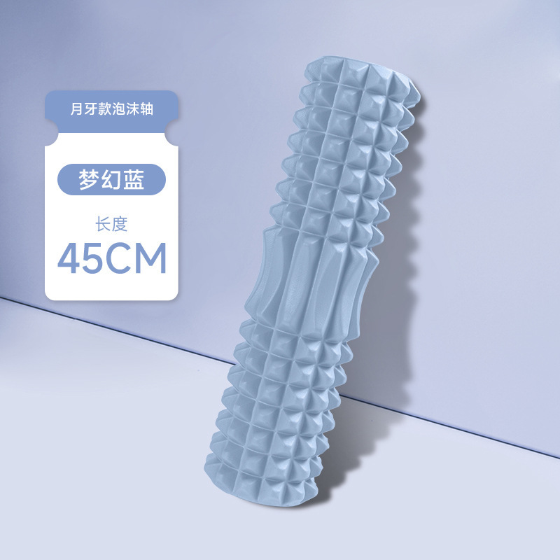 Fábrica al por mayor 33cmEVA hueca de fitness eje de espuma maza rodillo de masaje ejercicio relajación columna de yoga