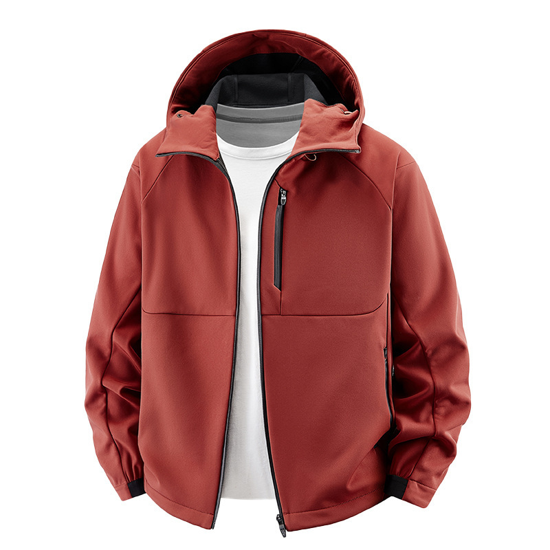 Big Brand Replacement Outdoor Soft Shell Jacket Men's Autumn and Winter New Windproof and Waterproof Casual Mountaineering Couple Jacket