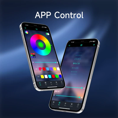 with multi-color flashing ambient lighting, Universal Foot Pad