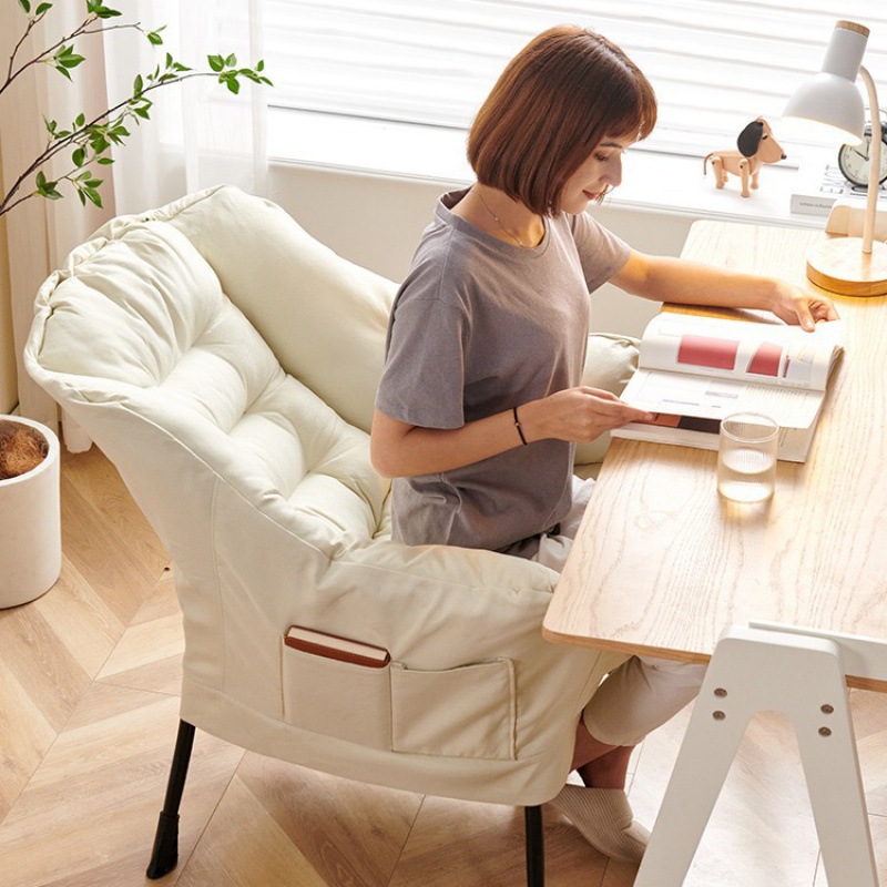 懶人沙發單人椅子大學生宿舍電腦椅舒適陽台小沙發軟臥室靠背躺椅