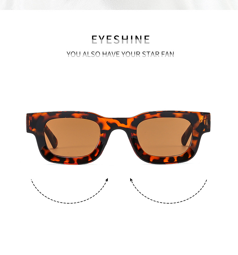 Small Frame Concave Square Hip Hop Punk Sunglasses For Cycling_voghion.com