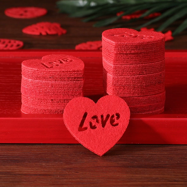 Heart LOVE-hand-thrown happiness (30 pieces)