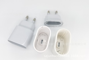 [mobile Phone Plug] PD20W European Standard Wall-mounted C-port PoWer Adapter Shell Travel Charging Plastic Shell