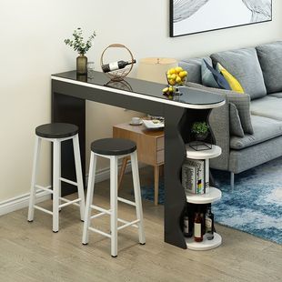 Small Apartment Bar Table Home Modern Minimalist Living Room Entrance Small Bar Sofa Side Table Restaurant Light Luxury Partition Cabinet