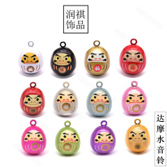 Japanese good luck water piano bell metal cartoon copper bell diy pendant royal guard Bodhidharma Onmyoji water sound bell