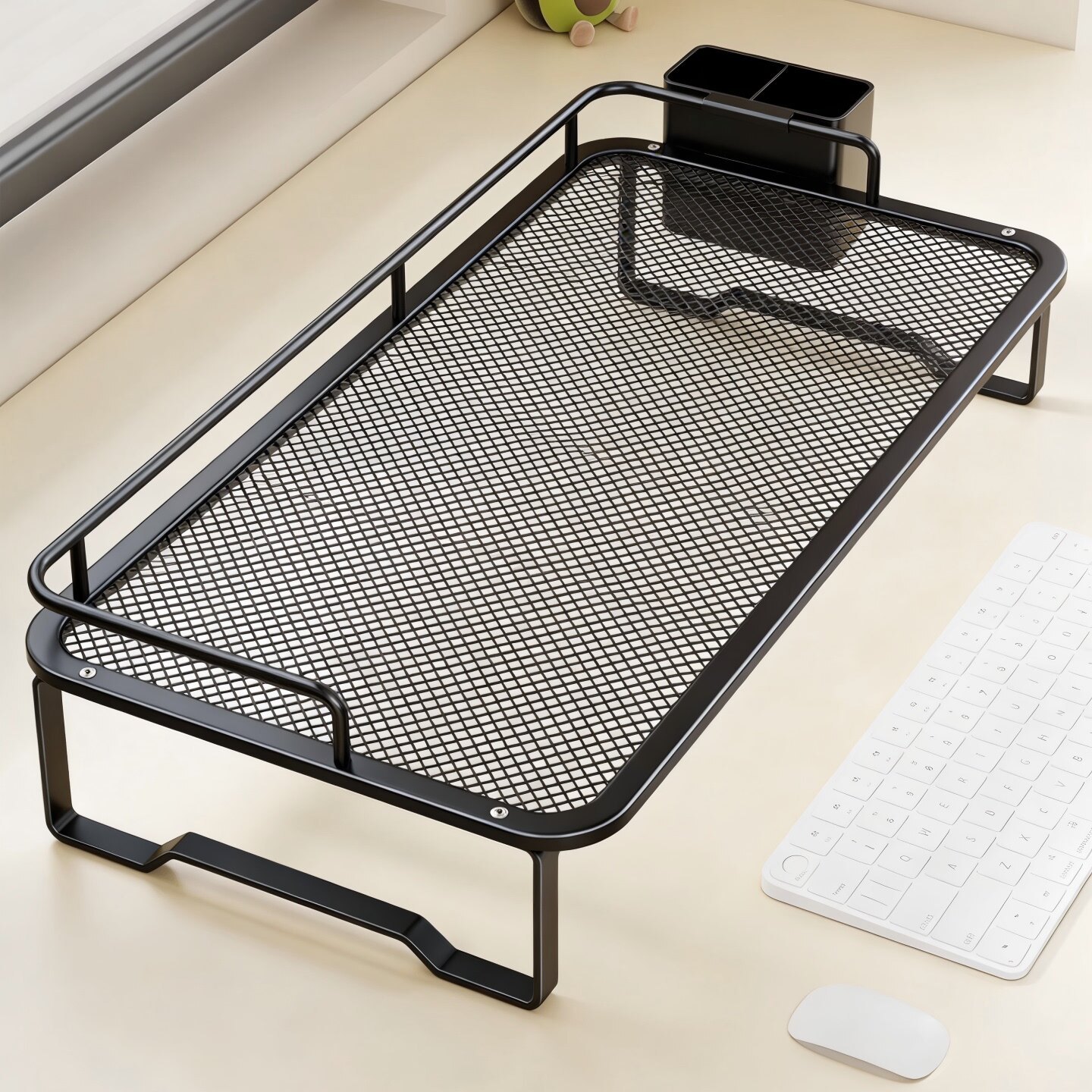 Soporte Elevador de Monitor con Disipación de Calor para Escritorio de Oficina image 1