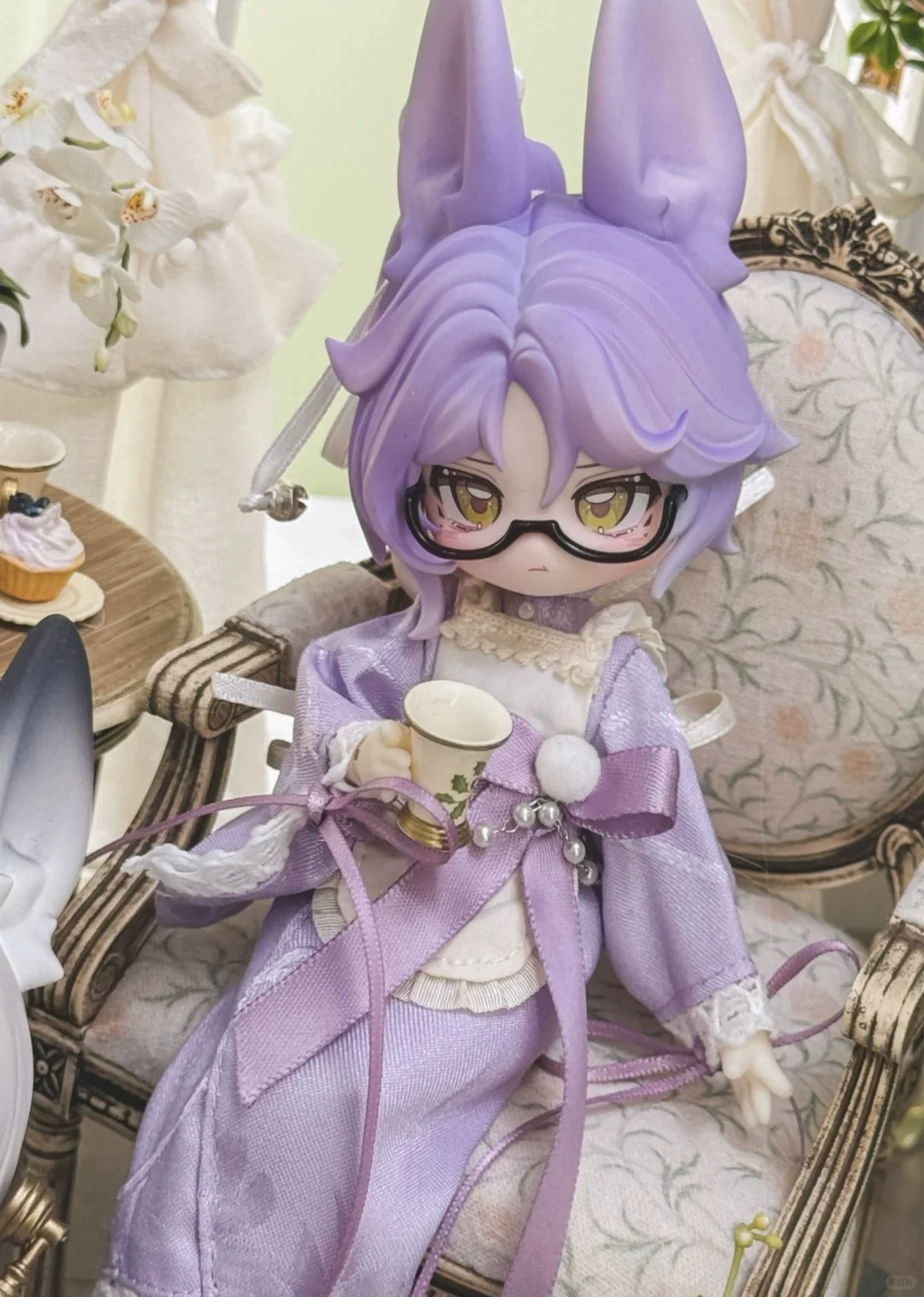 [Первая партия] Неедобные куклы прыгают на луну время Зайчик 12 минут BJD подвижная кукла орнаменты слепая коробка ручная работа