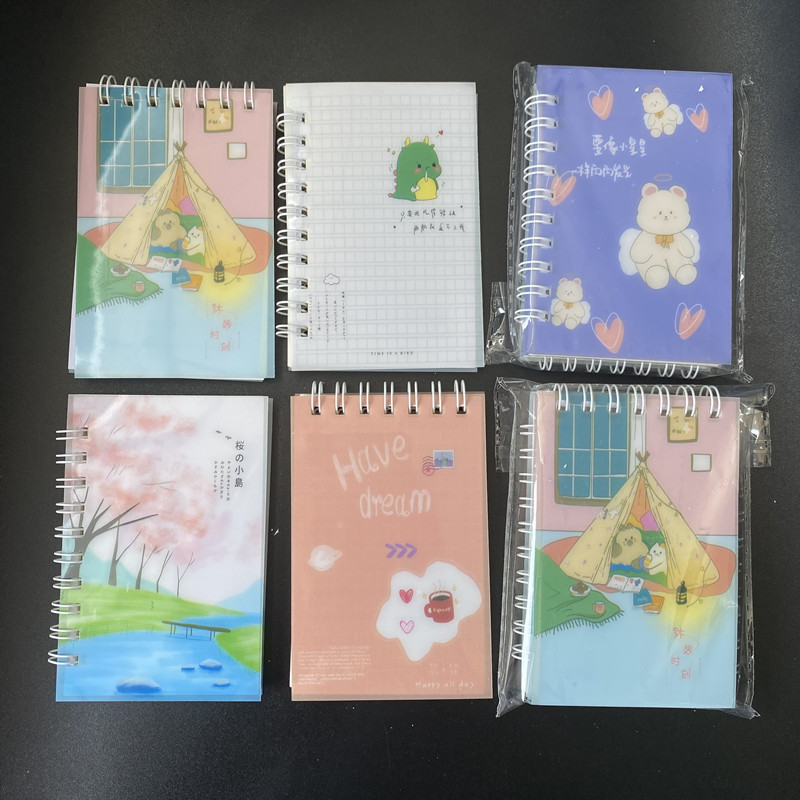 [2 Pieces Per Pack] Cute Korean Style Notebooks, Horizontal and Vertical Notebooks, 1 Yuan Store, 2 Yuan Store Supply Batch