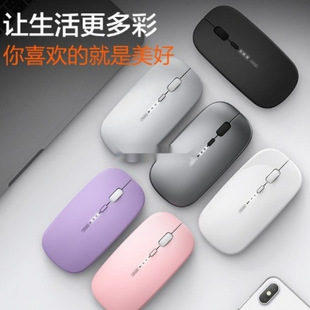 Factory Direct Sales Suitable for Infick Wireless Bluetooth Mouse Charging Notebook Silent Office Suitable for