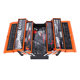 Auto repair tool comprehensive toolbox 85-piece set of three-layer iron box 72-tooth quick wrench big fly small fly combination sleeve