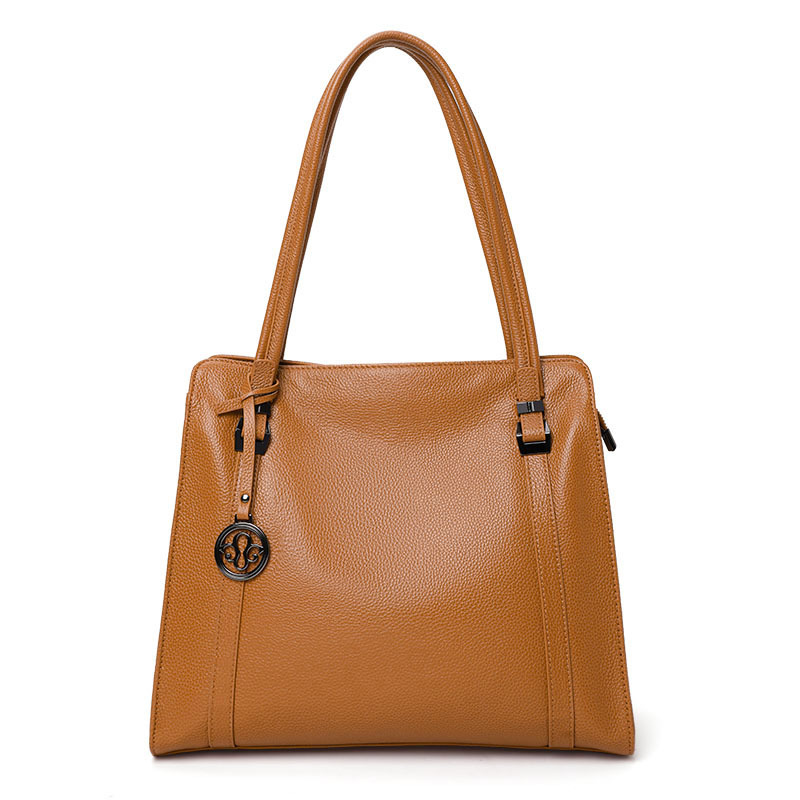 Qiandian Women's Bags 2026 New Trendy Fashion Genuine Leather Large Capacity Shoulder And Crossbody Cowhide Bag - Thumbnail 5