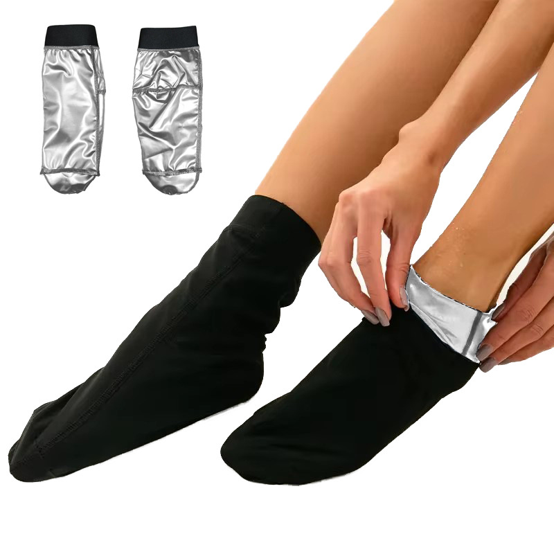 Cross-Border Women's Foot Protection Sweaty Foot Covers Sauna Foot Mask Anti-Dry Cracking Moisturizing Smooth Coating Sweating Can Be Used at Home to Cover Feet