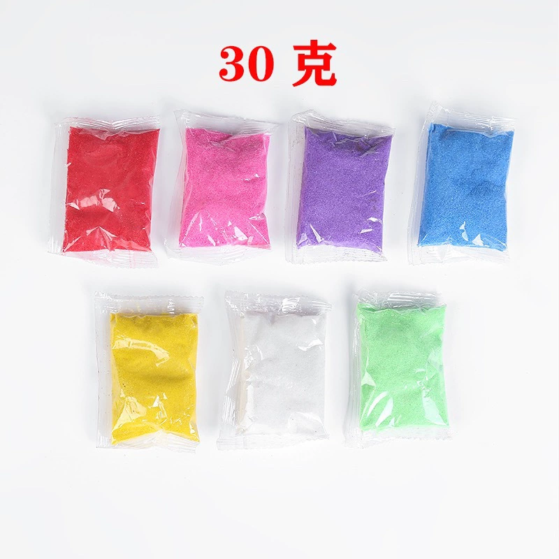 Набор для творчества: цветной песок в бутылке, песочная живопись, детский DIY-набор, цветной песок для машинки, цветной песок для творчества