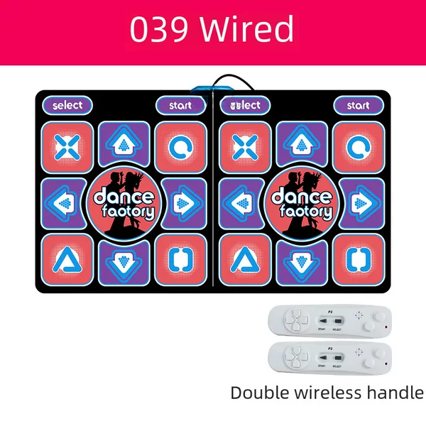 Cross-border English version of the same TV computer double somatosensory running dance blanket support generation hair