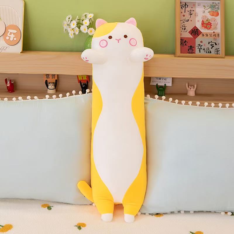 新款卡通可爱猫抱枕毛绒玩具呆萌猫咪抱枕玩偶|undefined