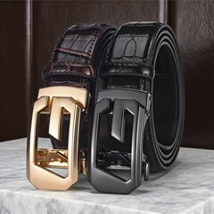 メーカー メンズベルト メンズ ハイエンド 多用途 純牛革 ジーンズベルト メンズ 本革 自動バックル 卸売