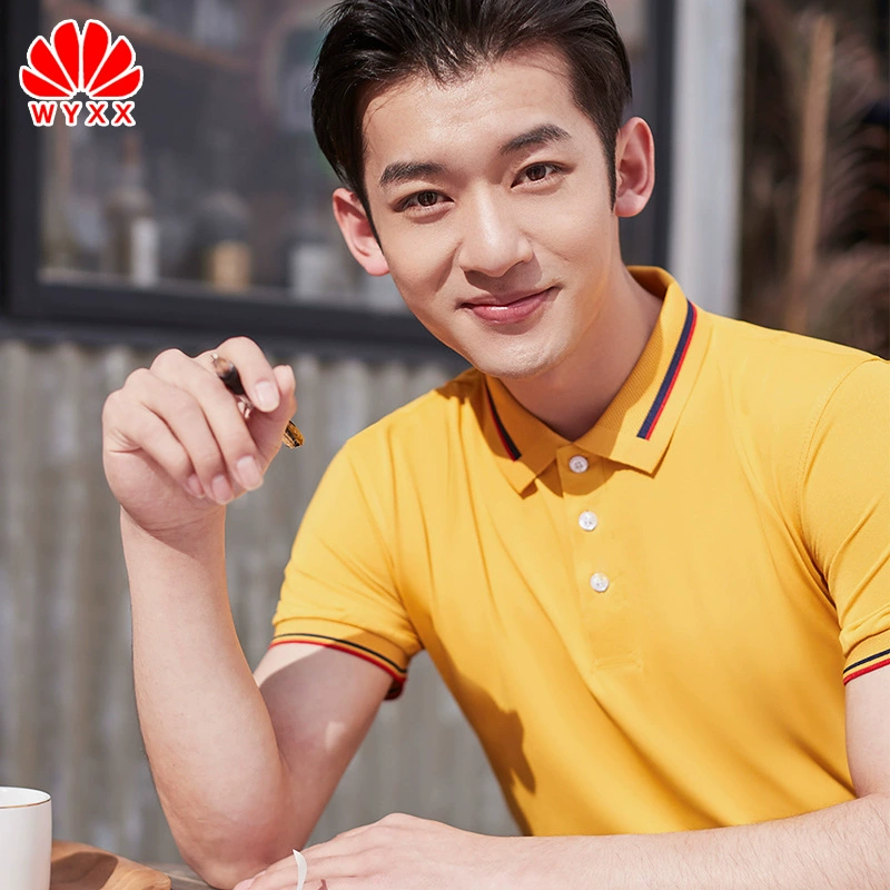 Рабочая одежда Футболка печать логотипа рабочая одежда культурная реклама рубашка поло вышивка с коротким рукавом