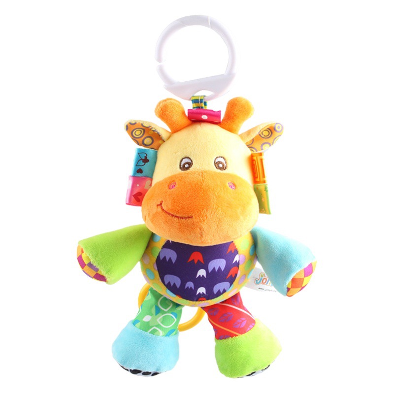 Sozzy bebé música Bell muñeca bebé coche cama colgante felpa 0-3 años educación temprana calmante juguete