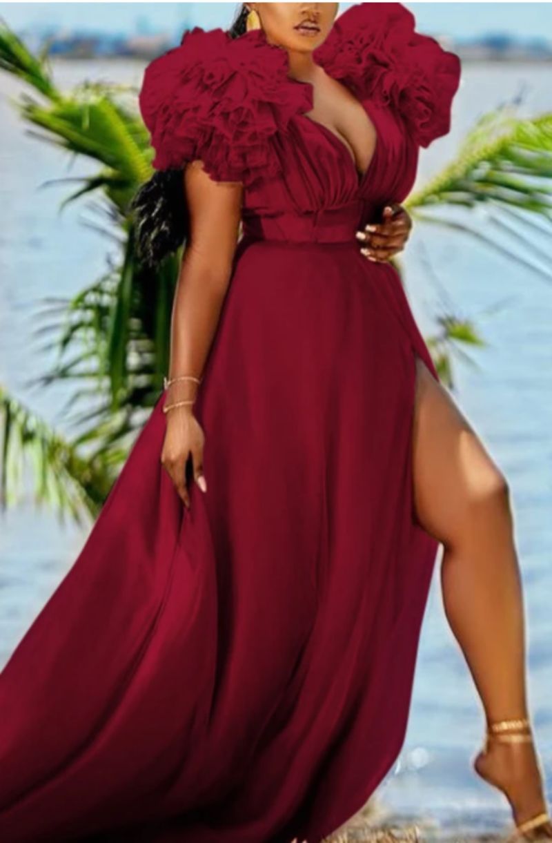2021 primavera y verano nuevo comercio exterior europeo y americano suelto gran swing vestido de malla image 7