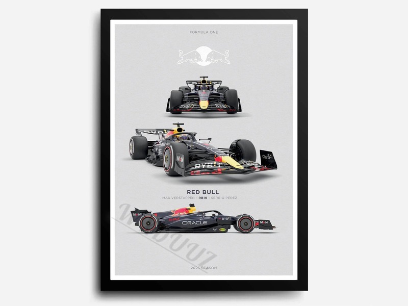 爆火F1レーシングチーム芸術流行ポスターメーカー卸売り来図印刷ポスタークロスボーダー電気商速売通|undefined