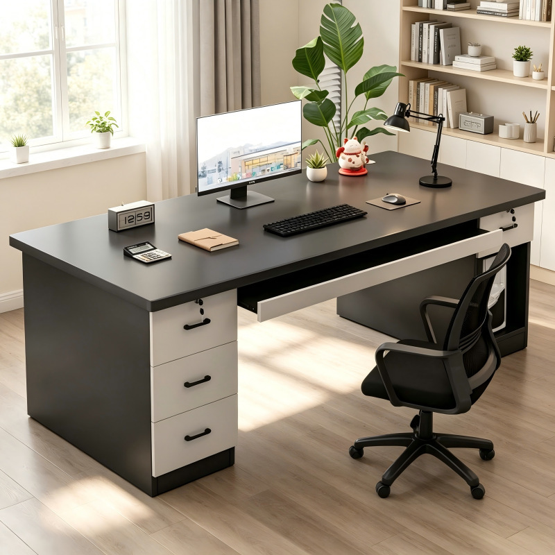 Computer Desk Bedroom Modern Minimalist Table Desktop Home Office Desk Can Accommodate a Computer Unit Work Table with Drawers Study Desk