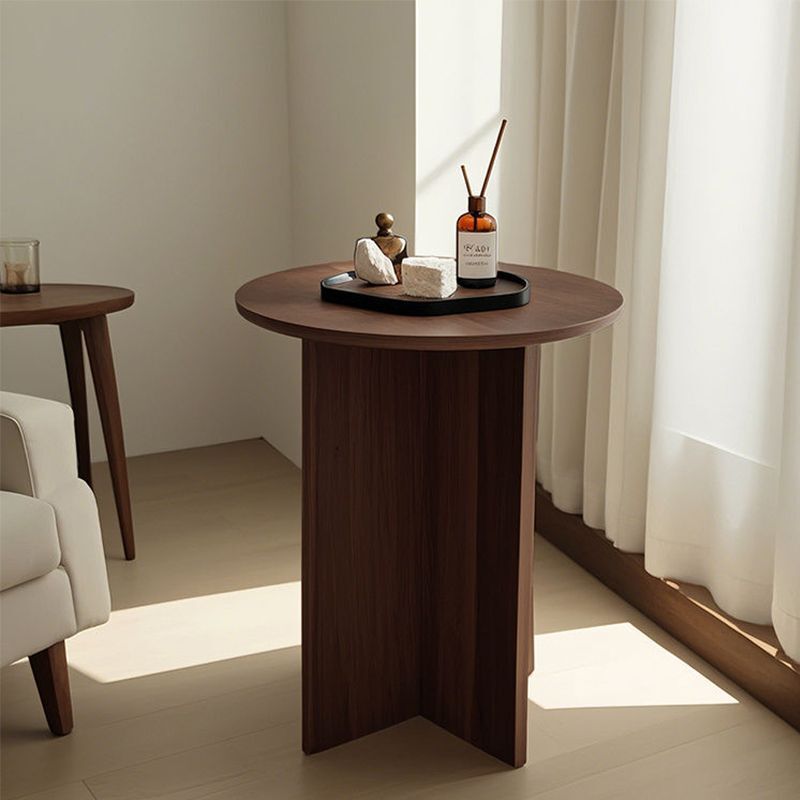 French Solid Wood Small Side Table, Small Round Antique Style Coffee Table, Sofa Coffee Table, Living Room, Bed and Breakfast Bedside Table, Side Table