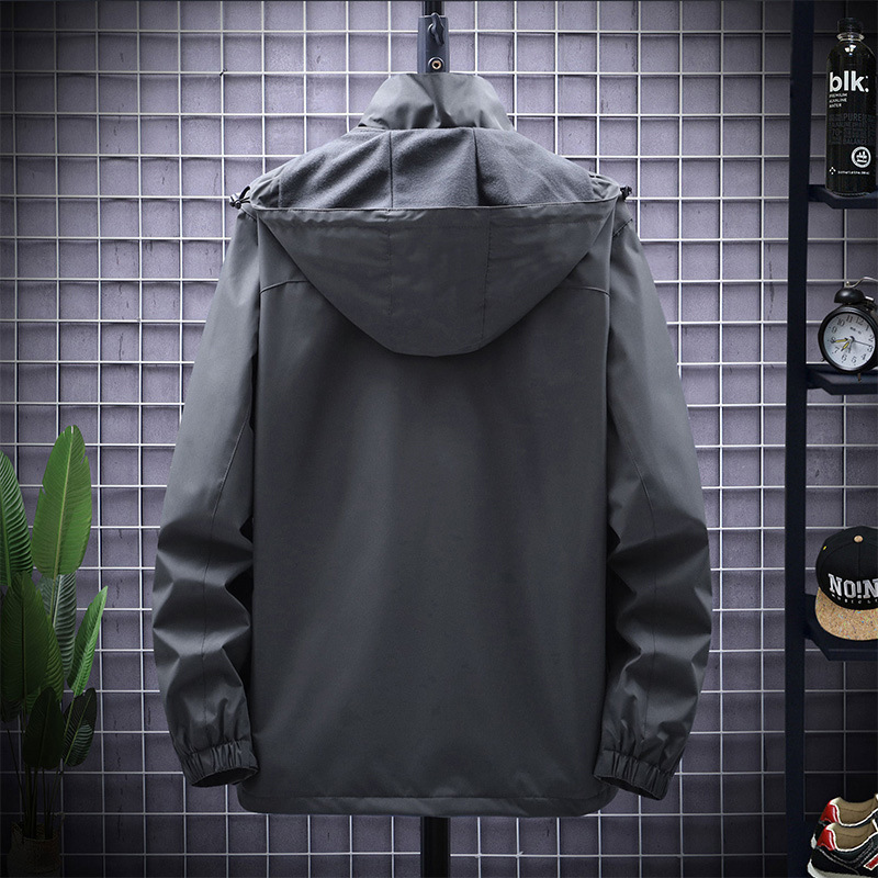 Fábrica directa al aire libre hombre ropa de asalto mujer primavera y otoño delgada abrigo abrigo impermeable a prueba de viento chaqueta casual