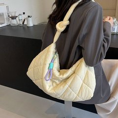2024 New Spring and Summer Multi-purpose Single Shoulder Crossbody Bag Women's Large Capacity High-Quality Dumpling Bag Nylon Cloth Bag 