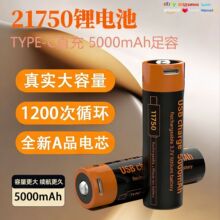 21750�ɳ��﮵��USB Type-C���3.7V5000mAh�������ֵ�Ͳ���