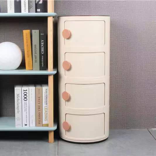 쌀 4 층 흰색 (손잡이 포함)