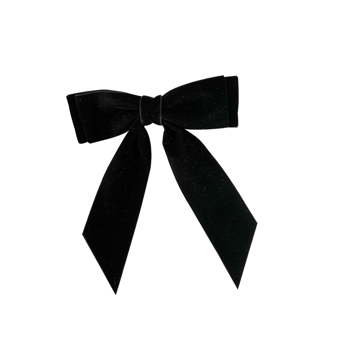 13g Weight Women's Elegant Bow Knot Flannel Hair Clip